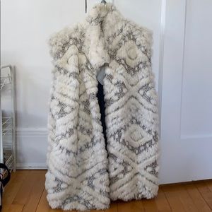 Anthropologie Fur Vest